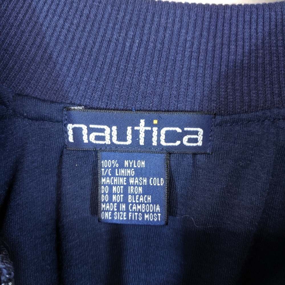 🔥Vintage 90's Nautica Spellout Windbreaker - Picture 6 of 7